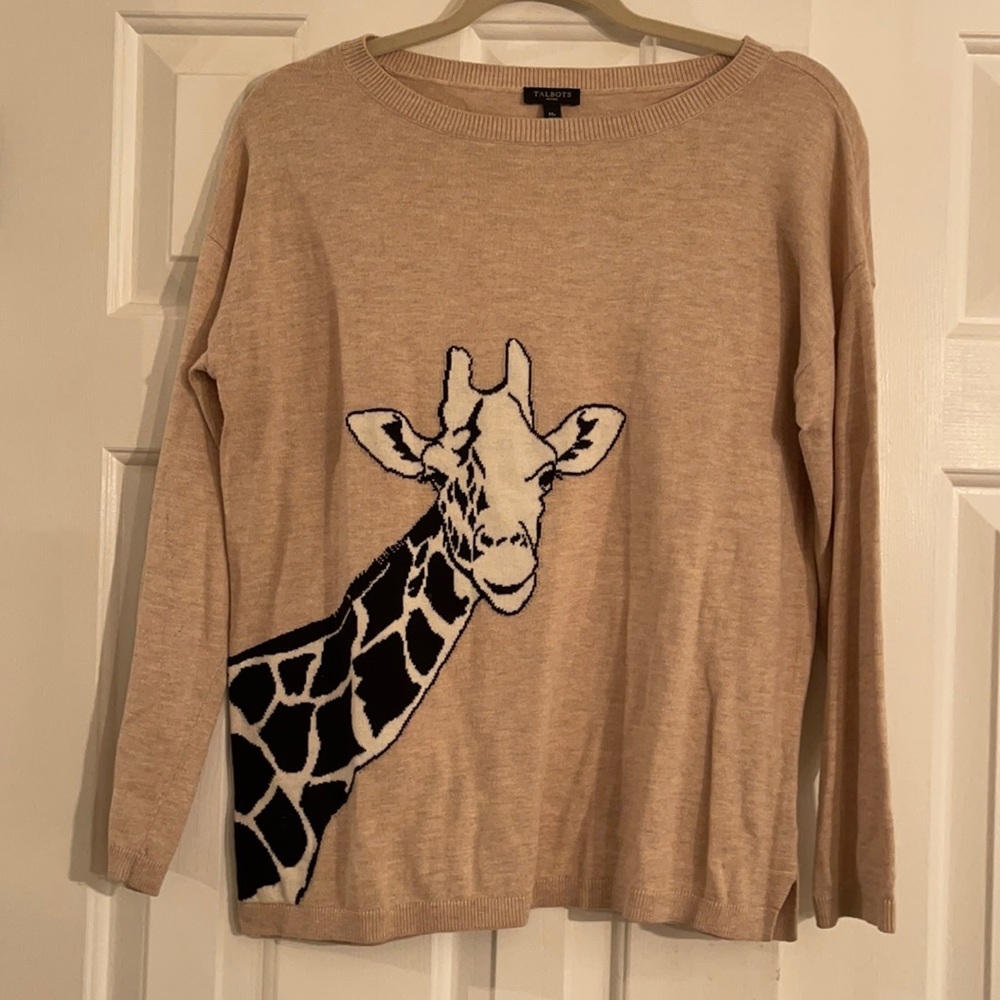 Tan Giraffe Sweater
